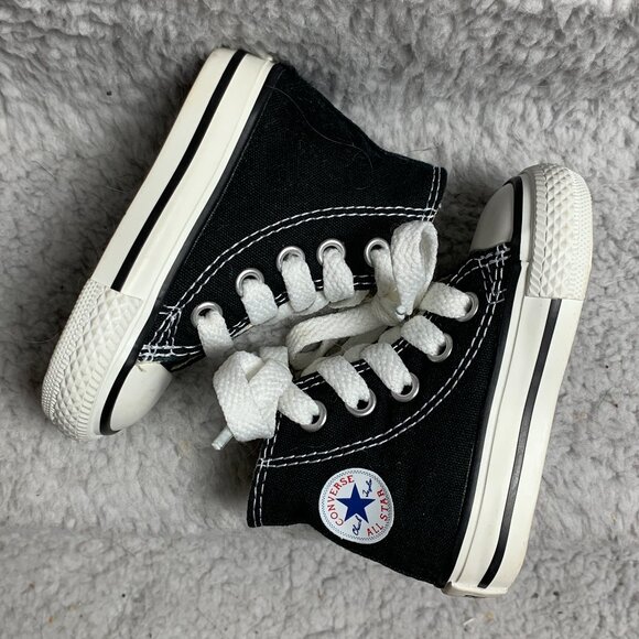Converse Chuck Taylor All Star High Top Infant Sneakers Sz2 - Picture 11 of 14